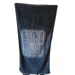 Mercedes-Benz Navy Blue Logo Towel